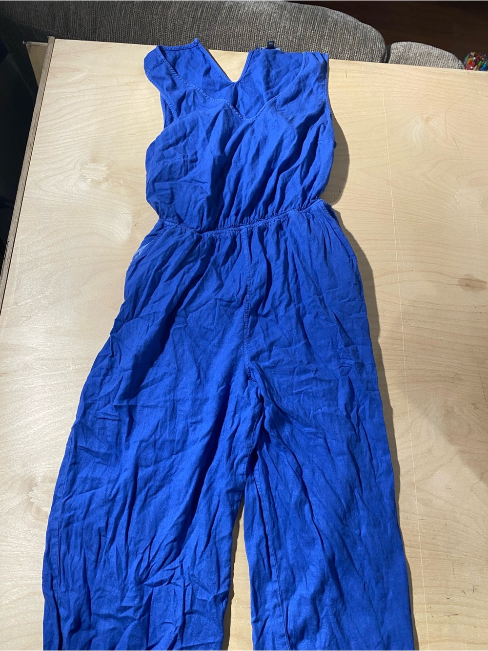 Universal Threads Royal Blue Sleeveless One-Piece Jumpsuit XXL (V)